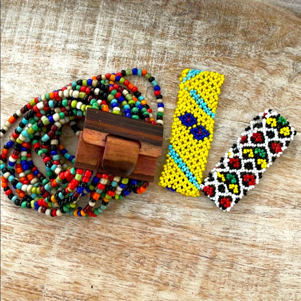 Seed Bead Bracelet Lot